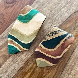 2 batik men’s neckties